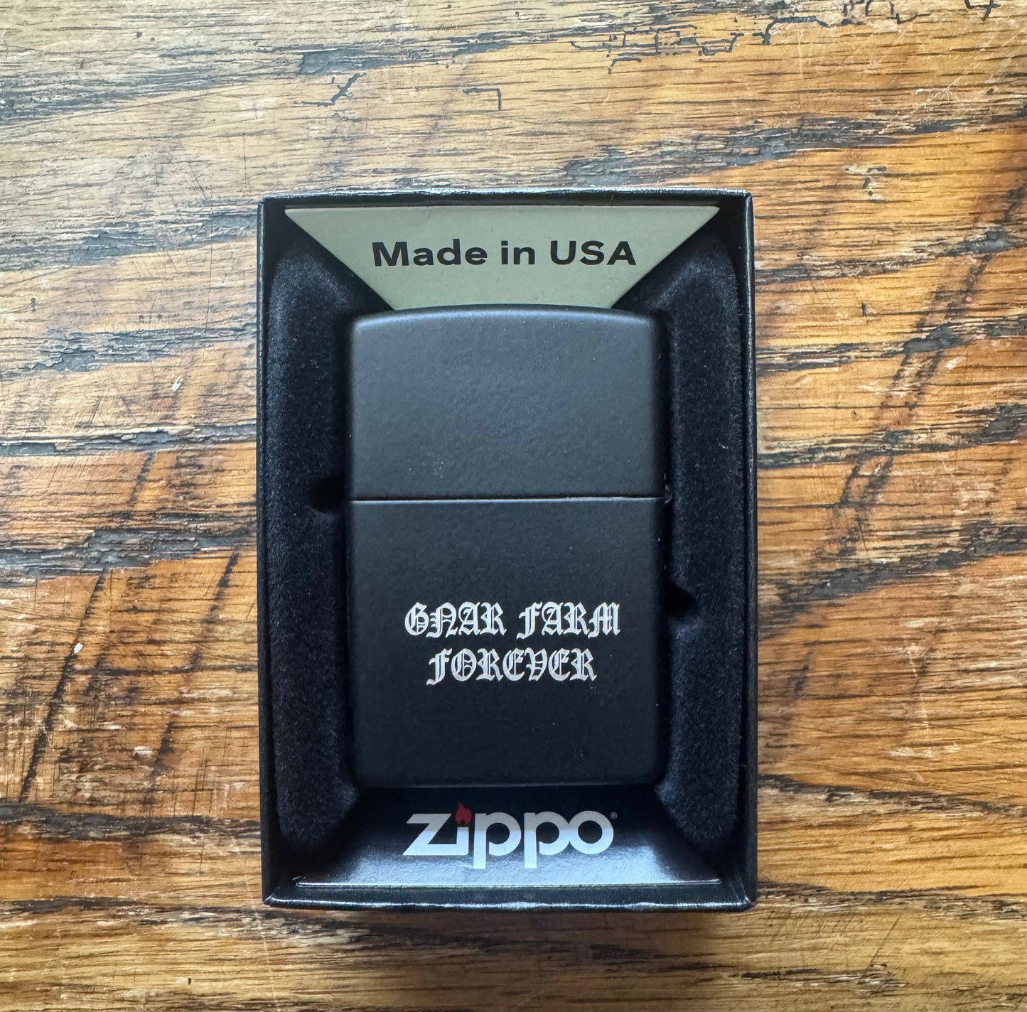 Gnar Farm Zippo