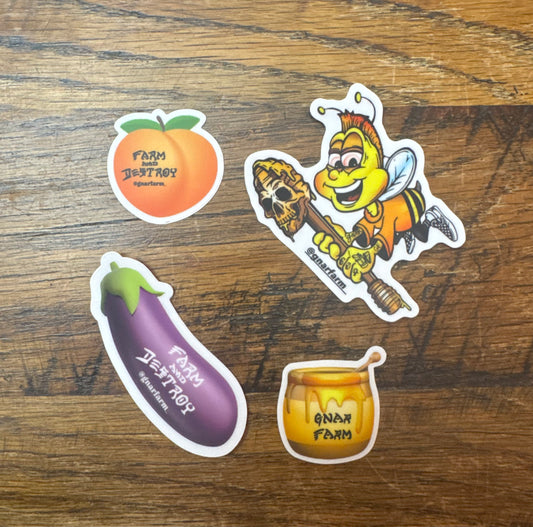 Emoji gnar sticker pack