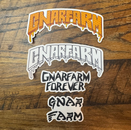 Gnar farm forever sticker pack